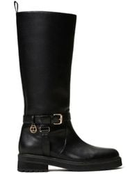 Twinset - 40Mm Oval T Leather Boots - Lyst