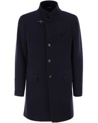 Fay - Herringbone Wool-Blend Coat - Lyst