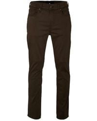 7 For All Mankind - Slimmy Sateen Slim Fit Trouser - Lyst