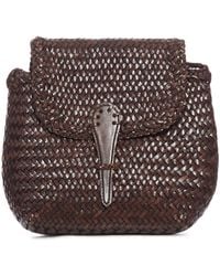 Dragon Diffusion - Mini City Woven Leather Cross Body Bag - Lyst