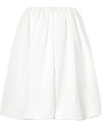 Patou - Strapless Bubble-Hem Mini Dress - Lyst