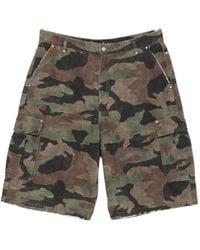 Represent - Camouflage-Print Cargo Shorts - Lyst
