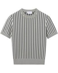 McQueen - Striped Knit Top - Lyst