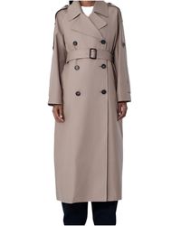 Max Mara - The Cube Double-Breasted Belted Coat - Lyst