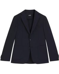 BOSS - Boss Single-Breasted Slim Fit Blazer - Lyst