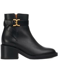 Chloé - Chloé Marcie Heeled Ankle Boots - Lyst