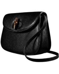 Gucci - Small Shoulder Bag With Bamboo - Lyst