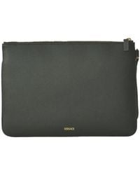 Versace - Wristlet Logo Clutch Bag - Lyst