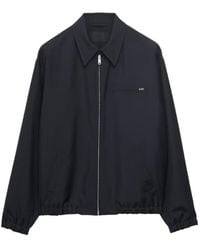 Prada - Zip-Up Blouson Jacket - Lyst