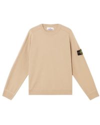 Stone Island - Logo Patch Crewneck Sweatshirt - Lyst