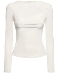 16Arlington - Long-Sleeved Cropped Top - Lyst