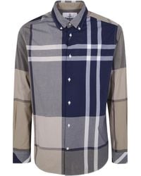 Barbour - Oversized Plaid Dunoon Slim-Fit Long-Sleeve Shirt - Lyst