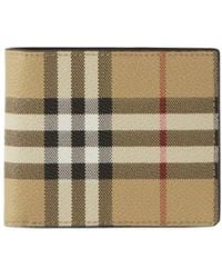 Burberry - Vintage Check Bifold Wallet - Lyst
