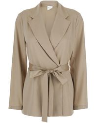 P.A.R.O.S.H. - Belted Blazer - Lyst