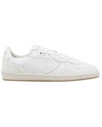 Philippe Model - Logo Patch Lace-Up Sneakers - Lyst