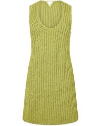 Bottega Veneta - Structured Mini Dress - Lyst
