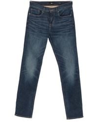 7 For All Mankind - Faded-Effect Jeans - Lyst