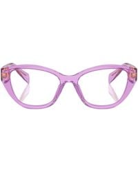 Prada - Eyewear Cat-Eye Glasses - Lyst