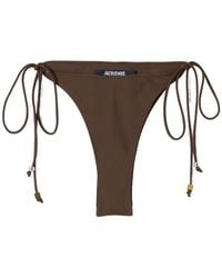 Jacquemus - The Triangle Tie-Fastening Bikini Bottoms - Lyst