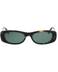 Fendi - Eyewear Oval Frame Sunglasses - Lyst
