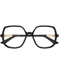 Chloé - Chloé Eyewear Square Frame Glasses - Lyst