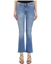 Dondup - Flared Faded Jeans - Lyst