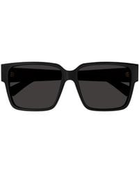Bottega Veneta - Eyewear	Rectangle Frame Sunglasses - Lyst