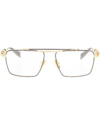 Balmain - Eyewear Rectangle Frame Glasses - Lyst