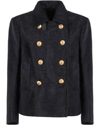 Tom Ford - Double-Breasted Cropped Peacoat - Lyst