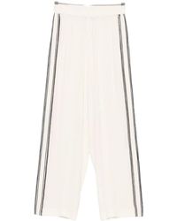 Fabiana Filippi - Silk Wide-Leg Trousers - Lyst