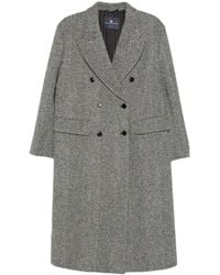 Ermanno Scervino - Double-Breasted Coat - Lyst