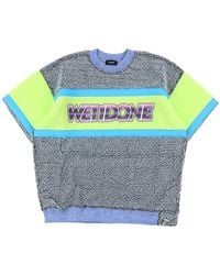 we11done - Splitting Short-Sleeved T-Shirt - Lyst