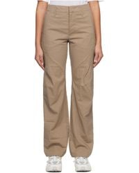 Post Archive Faction PAF - Textured Straight-Leg Trousers - Lyst