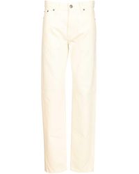 ZEGNA - Logo Patch Straight-Leg Pants - Lyst