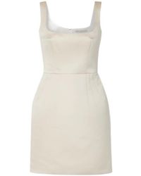 Emilia Wickstead - Solid Color Mini Dress - Lyst