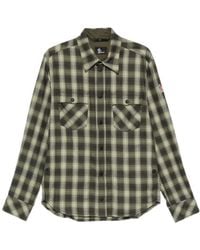 Moncler - Check-Print Shirt - Lyst