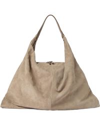 Brunello Cucinelli - Logo Embossed Shoulder Bag - Lyst