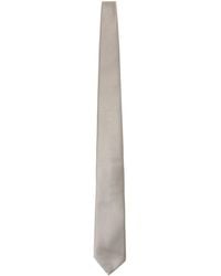 Giorgio Armani - Logo-Patch Silk Tie - Lyst