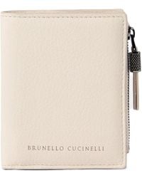 Brunello Cucinelli - Grained Zip Wallet - Lyst