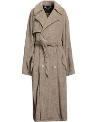 Balenciaga - Solid Color Long Trench Coat - Lyst