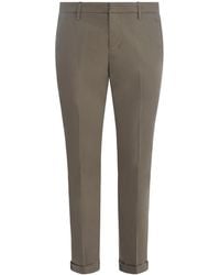 Dondup - Plain Tapered Leg Chinos - Lyst