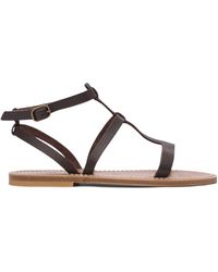K. Jacques - Buckle-Fastening Leather Sandals - Lyst