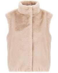 Herno - Faux-Fur Sleeveless Vest - Lyst