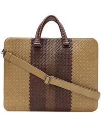 Bottega Veneta - Logo Shoulder Bag - Lyst