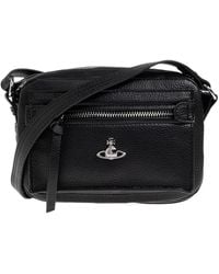 Vivienne Westwood - Hannah Logo Detailed Zipped Shoulder Bag - Lyst