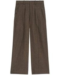 Isabel Marant - Pinstriped Straight-Leg Trousers - Lyst