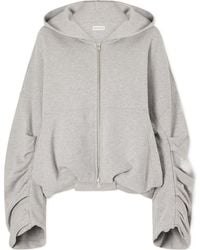 Dries Van Noten - Cotton-Jersey Zip-Up Hoodie - Lyst