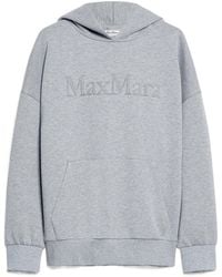 Max Mara - 'S Logo Detailed Long-Sleeved Hoodie - Lyst