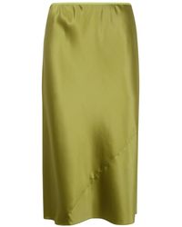 Dries Van Noten - Straight Hem Midi Skirt - Lyst