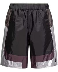 Moncler - Geometric Pattern Shorts - Lyst